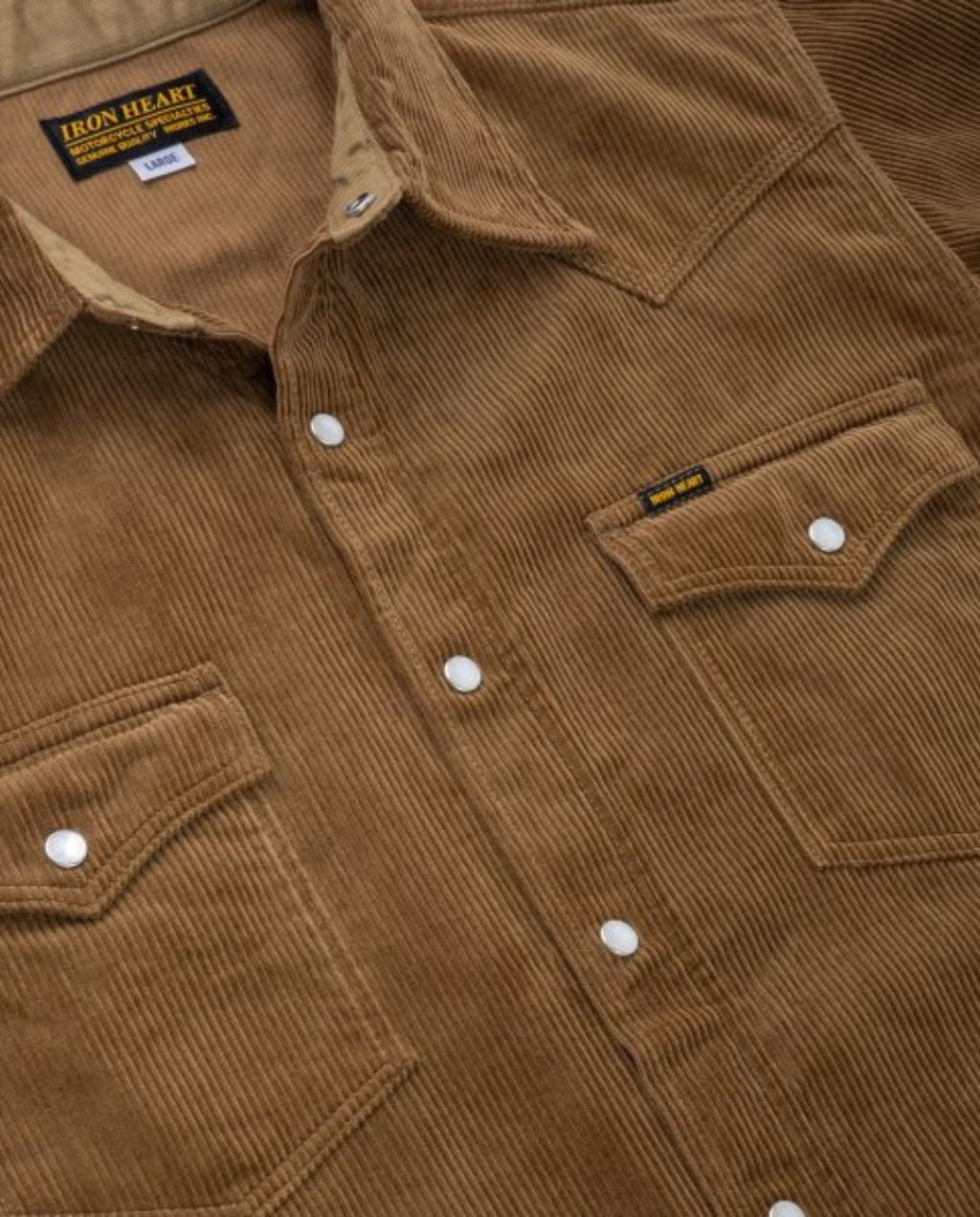 11oz Corduroy Western Shirt - Camel