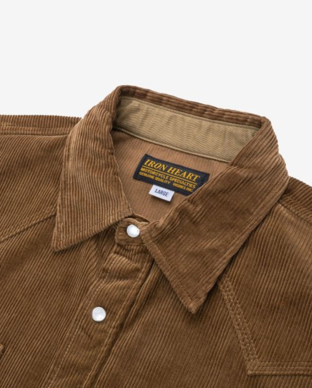 11oz Corduroy Western Shirt - Camel